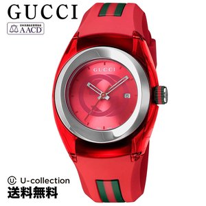 日本直邮GUCCI SYNC 石英女士红色 YA137303 时钟手表 手表品牌