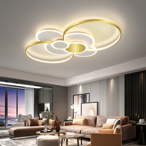 客厅灯简约现代家用led吸顶灯创意个性高档轻奢大厅灯2021年新款