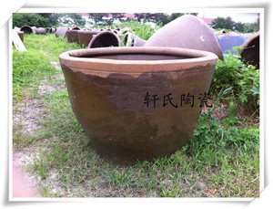 宜兴陶瓷大酒缸 二号大缸 装水缸 养鱼缸 造景缸800斤(400公斤)