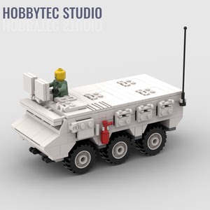 lego 乐高 un 法国 vab 装甲车 283pcs io pdf「设计图纸」