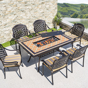 00春天在哪里8011淘宝户外烧烤桌椅庭院休闲家用室外别墅花园铸铝多