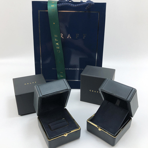 graff戒指包装盒新款格拉芙皮质首饰收纳礼品盒钻戒项链耳钉盒子