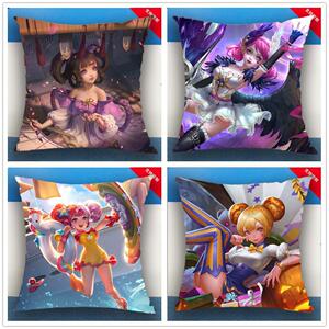 tb424765244淘宝创意王者荣耀小乔抱枕周边纯白花嫁 天鹅之梦 丁香