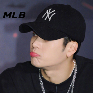 酷动城mlb男女帽子情侣运动户外棒球帽my刺绣遮阳鸭舌帽3acpig01n