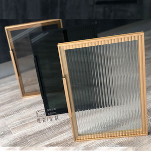 极简玻璃柜门定制酒柜书柜衣柜透明铝合金玻璃门定做黑玻灰玻玻璃