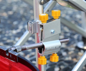 正品金阁铝合金 炮台架鱼护架卡扣 万向多功能 钓凳钓台钓椅配件