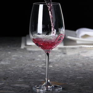 协龙腾浪漫家用红酒杯2只套装特大号个性品酒杯勃肯地水晶玻