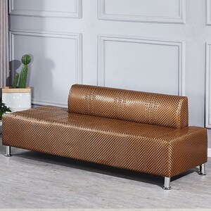 美发院理发店沙发等候椅复古服装店健身房发廊简约型顾客美发三长