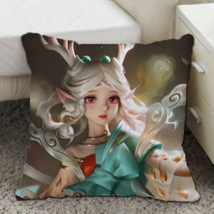 王者荣耀抱枕瑶诸葛亮李白妲己手游周边靠垫枕更多图案可来图定制