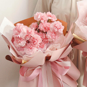 鲜花同城速递母亲节花束粉色康乃馨重庆成都全国配送江北渝北