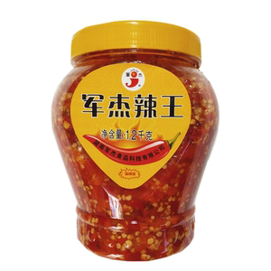 军杰辣王猛辣型剁辣椒1.2kg湖南邵阳剁椒鱼头超辣非蒜蓉辣椒酱