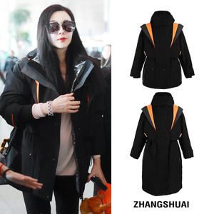 现货zhang shuai张帅范冰冰发热冲锋衣羽绒服秋冬新品zsaaw4621