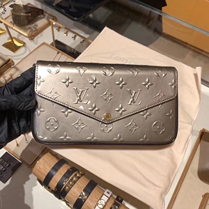 louis vuitton/路易威登 pochette flicie 链条包 三合一麻将包