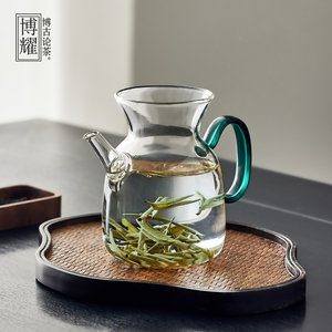 玻璃茶壶绿茶专用手执壶耐热带过滤花茶泡茶壶红茶冲茶器茶杯套装