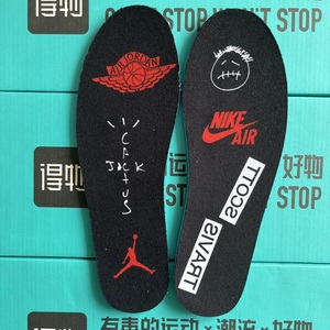 aj1闪电倒勾鞋垫原装品质篮球鞋af1空军红脚趾黑扣碎aj11康扣男