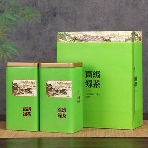 茶叶罐铁盒空盒通用高级绿茶高山炒茶铁观音红茶绿茶茶叶包装定制