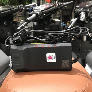 正品爱玛电动车充电器锂电铅酸电池小黑麦梯形头小玛s1壹号a130