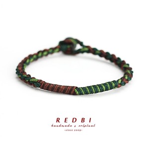 RedBi赤兔商店 像素森林原版日系工装小众复古原创设计编织手绳链
