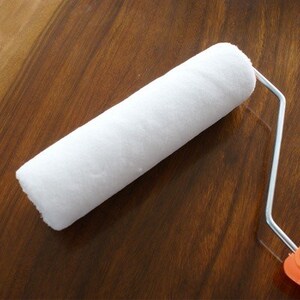 滚筒刷毛器旋转圆筒毛刷轮小号涂料规格修补墙面修边油漆滚子同