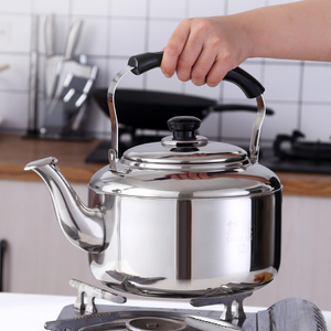 煤气天然气燃气不锈钢烧水壶电磁炉304特厚鸣音大容量家用烧水4l