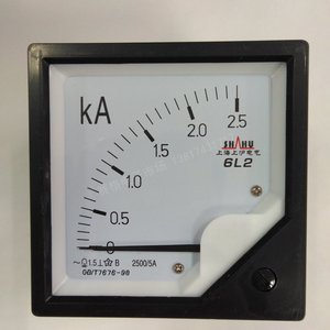6l2 2500/5a指针式面板1.5ka/5a 交流2.5ka/5a交流1.2ka电流表1ka