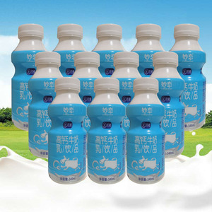 小洋人妙恋高钙牛奶乳酸菌饮品340ml*12瓶儿童学生奶营养早餐