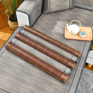 ch夏季竹席沙发垫夏天款凉席垫防滑坐垫子万能通用客厅藤竹套罩