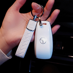 奔驰钥匙套a200e300壳gla包glc260glb扣精致烤漆女全包cls汽车