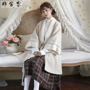 马面裙明制披袄汉服冬季加绒加厚女150小个子外套中衣套装全套仙