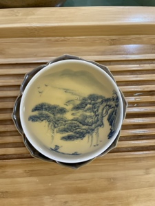 早期【真如堂】青花主人杯/景德镇手绘瓷器