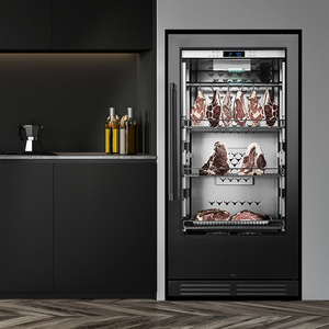 茄龙cl-128n1智能恒温干式牛排熟成柜不锈钢冷藏柜牛肉排酸保鲜柜