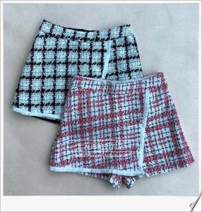 mofan摩凡 格纹不对称休闲半裙883175/781541