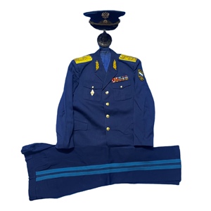 保真原品 俄罗斯俄军94条例 空天 大将将官元帅礼服   带大檐帽