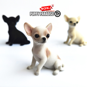 【JXK】官方正品 植绒吉娃娃犬仿真模型家居车载装饰创意小摆件