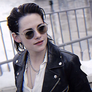 克里斯汀同款太阳镜男女潮小脸街拍圆框ins港风防紫外线近视墨镜