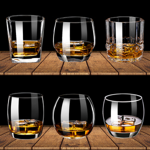 威士忌酒杯洋酒杯子水晶玻璃创意啤酒杯欧式家用套装kTV酒杯酒具