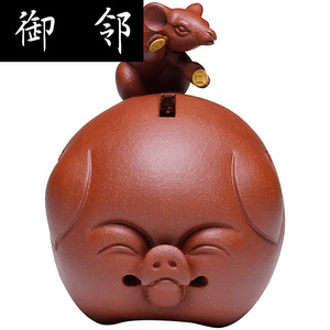 宜兴紫砂茶宠 名家舞狮人张爱成精品数钱茶具茶道配件可养