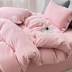 a类纯棉水洗自由棉被套单件100全棉被罩单人150x200学生宿舍1.8米