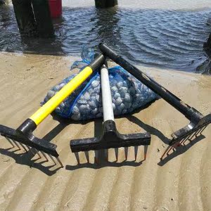 不锈钢蛤蜊耙子沙滩挖蛤贝壳海鲜蛏子蚬子螺神器赶海工具小耙子
