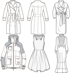 服装设计款式图代画/效果图/服装地产图代画效果图代画psaicdr滨州款式招聘六合无绝对片