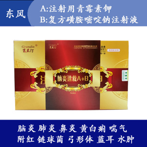 脑炎速救ab复方磺胺嘧啶钠注射液注射用青霉素钾猪牛羊兽用兽药