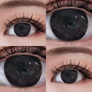 黑色美瞳自然大直径14.5大眼女孩年抛2020新款正大品牌隐形眼镜tn