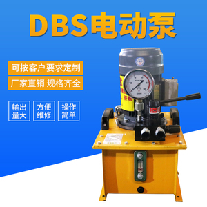 超高压液压电动泵站总成DBS大流量双油口小型电动液压泵220V/380V