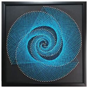 爱梦鸟线画钉丝绕钉子画diy绕线画彩色儿童y手工自制送男友礼物小