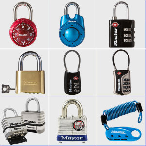 【清仓】玛斯特密码钥匙锁挂锁千层锁高安全锁3位密码锁4位海关锁