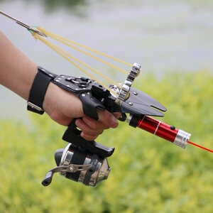 弹弓射鱼枪红外线打鱼专用射鱼器鱼镖弓箭射鱼弹工tb7885227569172