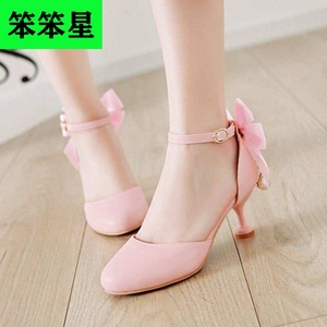 儿童高跟鞋细跟女童凉鞋小学生10岁12岁中大童2022新款