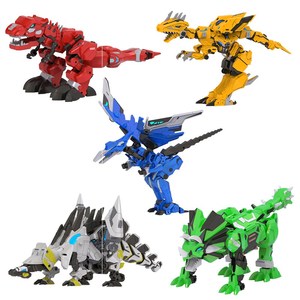 小小钢铁飞龙2奥特曼力量变形恐龙机器人金刚5男孩玩具刚铁暴龙机