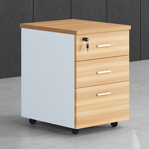 卡奈登活动柜办公职员文件资料储物三抽屉小矮柜子移动三抽柜【5
