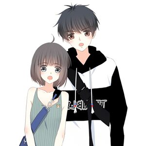 秋款男女卫衣怦然心动快看狄淇儿江应怜同款卫衣女宽松动漫学生